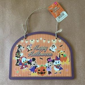 Disney Halloween Hanging Sign
